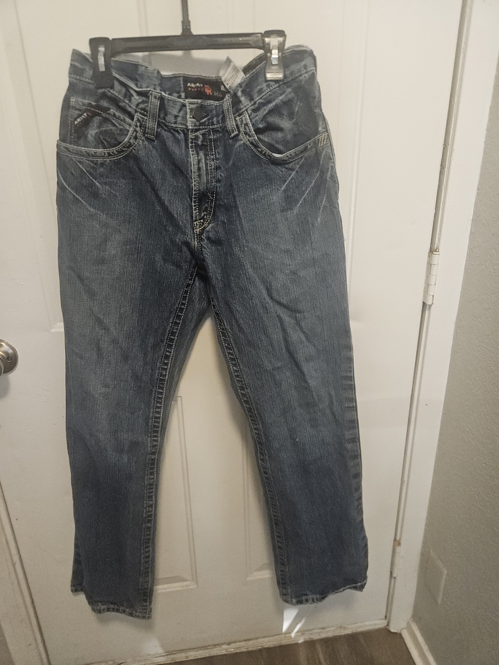 Ariat FR M4 Low Rise Bootcut Denim Blue Jeans